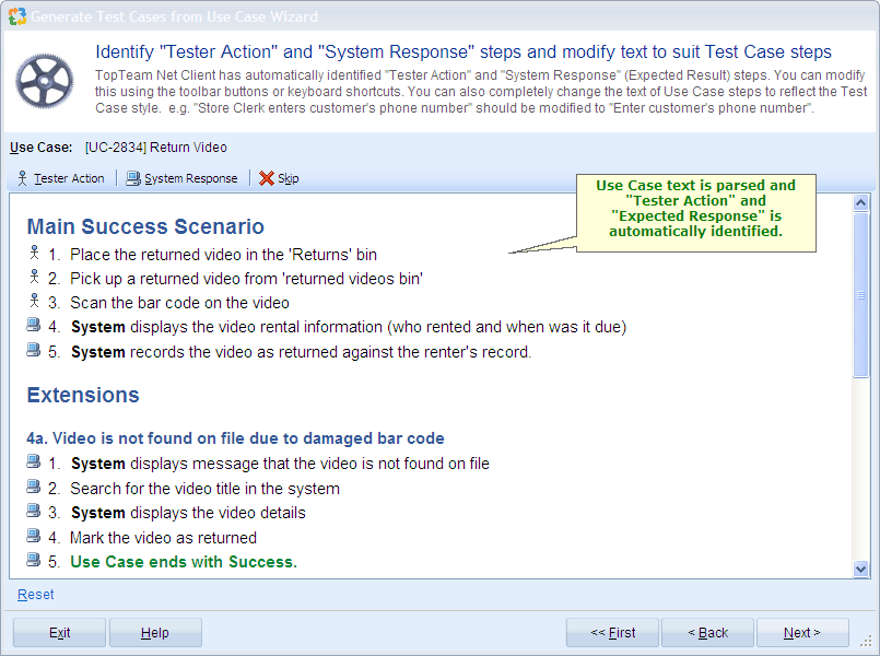 automatically-identifies-tester-action-and-expected-system-response