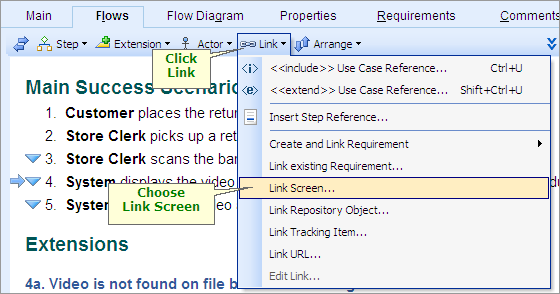 flow-link-screen