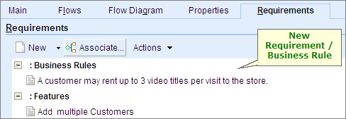 use-case-linked-requirements-and-business-rules-tab
